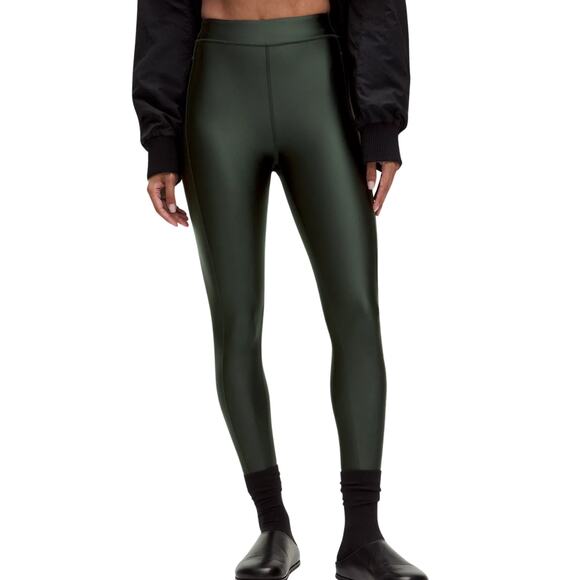 Lululemon Satin Shine High-Rise Tight 25" Blackened Pine Size 2 - Picture 1 of 6